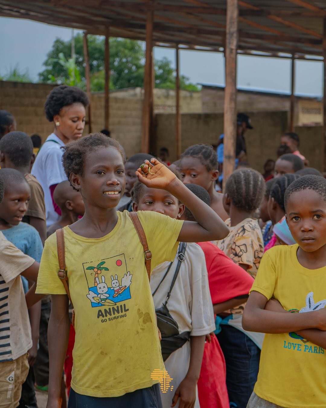 Enfants réunis lors d'une activité de la fondation