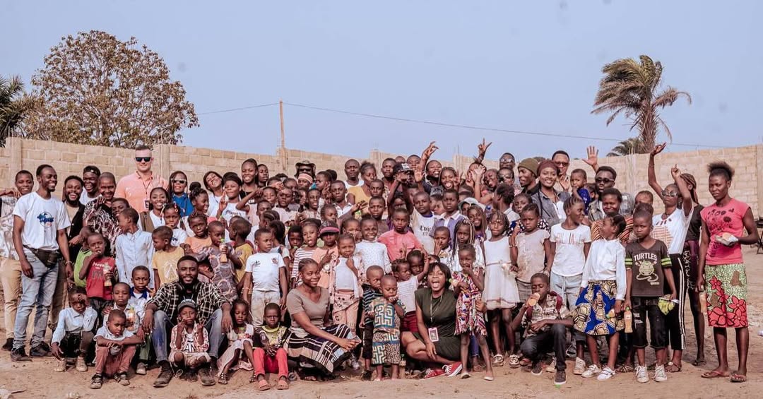 La grande famille de la Fondation Chrétiens d'Afrique à Kinshasa